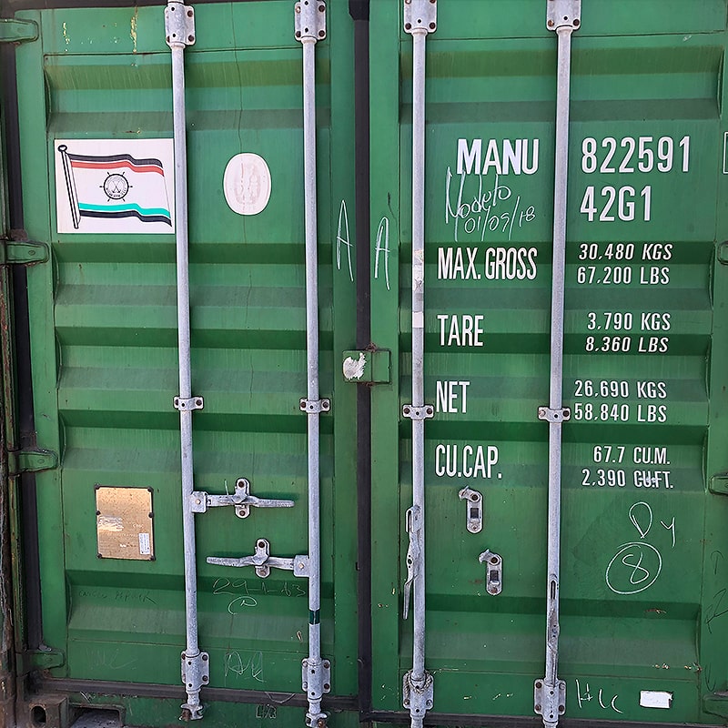 Contenitore verde usato da 40 piedi CW – Classe A - immagine 2