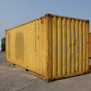 Contenitore giallo usato di classe A da 20 piedi