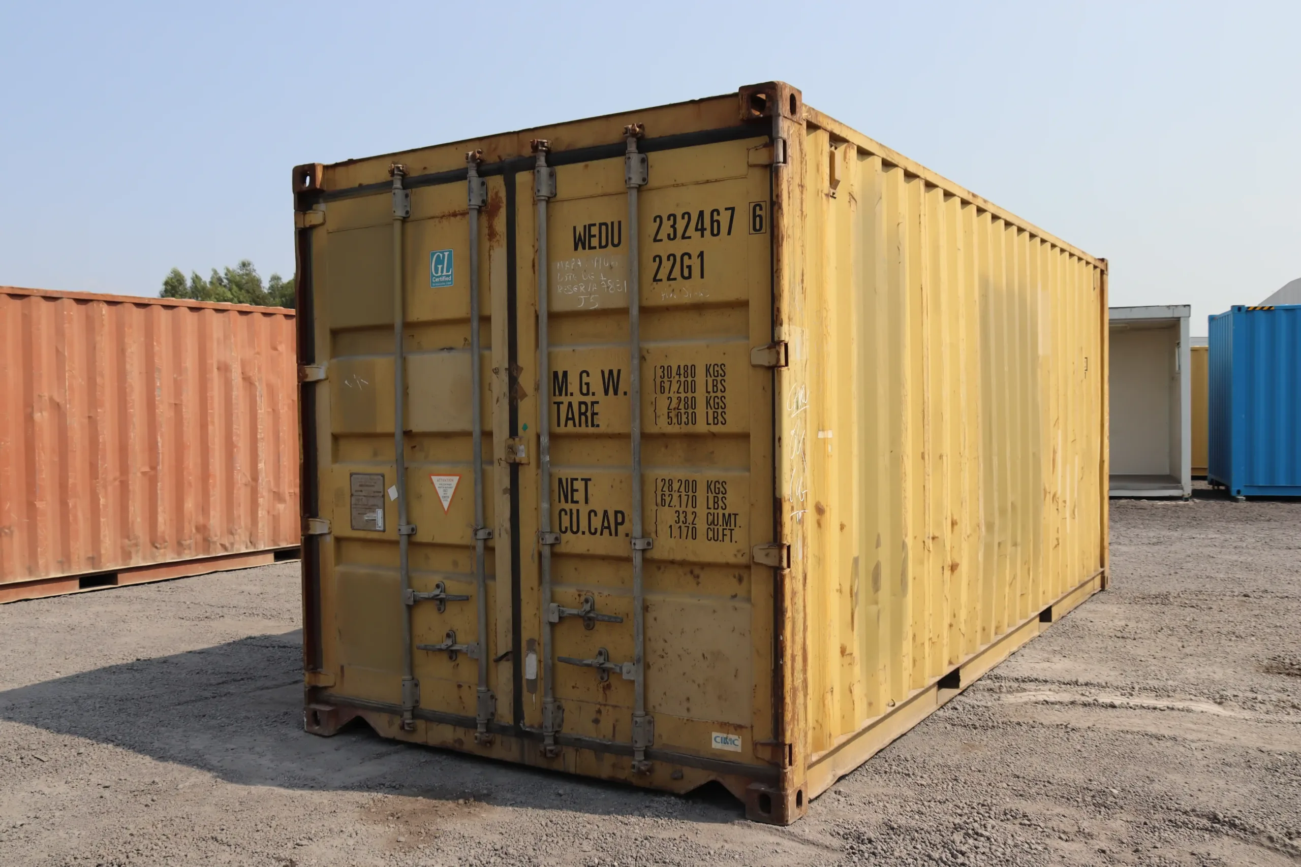 Contenitore giallo usato di classe A da 20 piedi - immagine 5